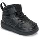 Nike COURT BOROUGH MID 2 TD girls's Children's Shoes (High-top Trainers) in Black. Sizes available:1.5 toddler,4.5 toddler,7.5 toddler,8.5 toddler,9.5 toddler,6.5 toddler,4.5 toddler,5.5 toddler,6.5 toddler,7.5 toddler