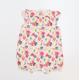 NEXT Baby White Floral Babygrow One-Piece Size 6-9 Months