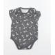 George Baby Grey Geometric Babygrow One-Piece Size 12-18 Months