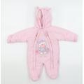 Baby Snuggles Baby Pink Babygrow One-Piece Size 0-3 Months - Little Kitty