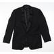 Pierre Cardin Mens Black Jacket Suit Jacket Size 40