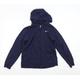 Nike Girls Blue Cotton Full Zip Hoodie Size 13-14 Years