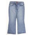 Sonetti Mens Blue Cotton Bootcut Jeans Size 34 in L30 in Regular Zip