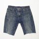 Lincoln Mens Blue Denim Cargo Shorts Size 34