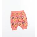 F&F Girls Pink Floral Capri Trousers Size Newborn