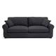 Habitat Lisbon Fabric 4 Seater Sofa - Charcoal