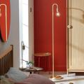 Habitat Rayner Floor Lamp - Brass