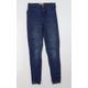 Miss Selfridge Womens Blue Cotton Skinny Jeans Size 12 L30 in Regular Button