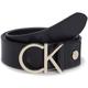 Calvin Klein Jeans Logo Belt women's Belt in Black