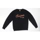 Fruit of the Loom Womens Black Pullover Jumper Size L - let christmas be gin