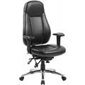 Leather Office Chair - Beta 24 Hour Leather Task Chair - Delivered Flat Packed