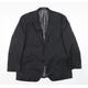 Pierre Cardin Mens Black Striped Jacket Suit Jacket Size 44
