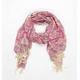 Preworn Multi-Coloured Paisley Womens Cotton Scarf