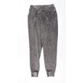 George Womens Grey Solid Lounge Pants Size 4 - Velvet feel