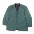 Desch Mens Green Cotton Jacket Suit Size 58