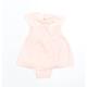 carters Girls Pink Geometric Cotton Babygrow One-Piece Size 9-12 Months - Babygrow Dress