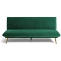 Habitat Matteo Velvet 2 Seater Sofa Bed - Green