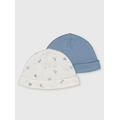 Blue Space Hats 2 Pack 6-12 months