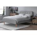 Habitat Aspen Kingsize Fabric Bed Frame - Grey