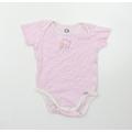 Gerber Girls Pink Geometric 100% Cotton Babygrow One-Piece Size 12 Months