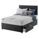 Silentnight Travis Small Double 2 Drawer Divan Bed- Charcoal