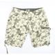 McKenzie Womens Green Floral Cotton Cargo Shorts Size 12 L10 in Regular Snap