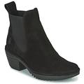 Fly London WASP women's Low Ankle Boots in Black. Sizes available:3,4,5,6,7,8