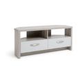 Habitat Venice 2 Drawer Large Corner TV Unit - Grey