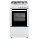 Bush AG56SWX 50cm Single Oven Gas Cooker - White