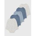 Blue Space Bodysuits 5 Pack 6-9 months