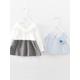 Beautiful Girls Dress with matching Blue Gilet | Style My Kid, 6-12M