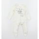 George Baby White Jersey Babygrow One-Piece Size 0-3 Months - Peter Rabbit