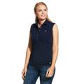 Women's Prix 2.0 Sleeveless Polo Shirt in Navy Cotton, Size 2X-Large, by Ariat