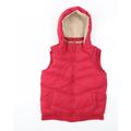 Fat Face Girls Pink Gilet Coat Size 12-13 Years