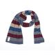 White Stuff Womens Multicoloured Striped Knit Scarf