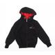 Tommy Hilfiger Boys Black Cotton Full Zip Hoodie Size 3-4 Years