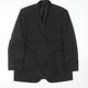 F&F Mens Black Striped Jacket Suit Jacket Size 44