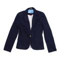 Atmosphere Womens Size 10 Blue Cotton Blend Work Formal Office Business Professional Occasion Suit Jacket (Regular)