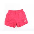 LA Gear Girls Pink Cargo Shorts Size 9-10 Years