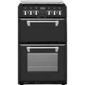 Stoves Mini Range RICHMOND550E 55cm Electric Cooker with Ceramic Hob - Black - A/A Rated