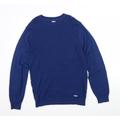 Bench Mens Blue Knit Pullover Jumper Size M