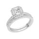 The Bridal Suite 18ct White Gold Diamond Engagement And Wedding Ring Set - 80pts - S3210-N