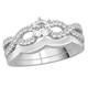 The Bridal Suite 18ct White Gold Diamond Engagement And Wedding Ring Set - 72pts - S3203-J