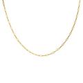 9ct Gold 1.7mm Wide Paper Link Chain - 22in - R9477