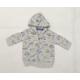 George Baby Grey Jersey Jacket Size 0-3 Months