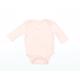 Gap Girls Pink Polka Dot Jersey Babygrow One-Piece Size 0-3 Months