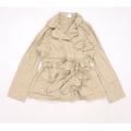 La Redoute Womens Beige Rayon Jacket Size 14