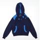Soul Star Boys Blue Jersey Pullover Hoodie Size S