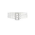 Miaou Trois Belt in White. Size M.