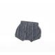 George Baby Grey Striped Cropped Trousers Size 9 Months